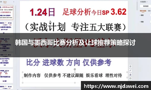 韩国与墨西哥比赛分析及让球推荐策略探讨